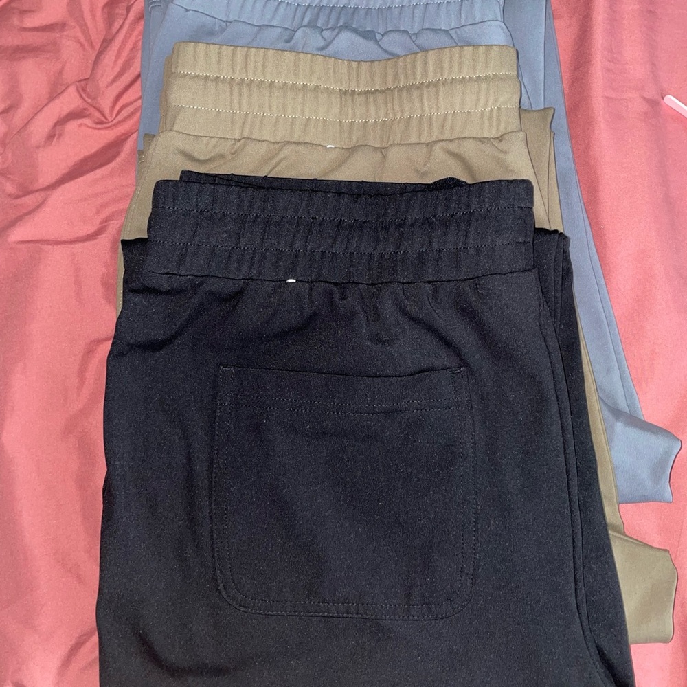 Mondetta-Set of 3 pants Black, green, and light blue
